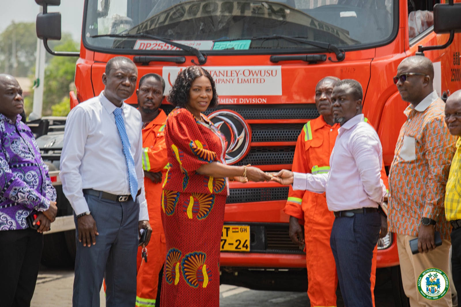 Mayor of Accra applauds J. Stanley Owusu for expanding fleet to improve